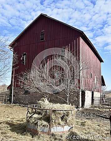 Landmark Barn Editorial Stock Photo