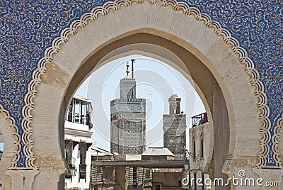 Landmarks in Fes Stock Photo