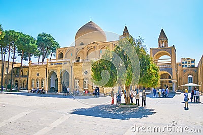 Landmarks of Julfa, Isfahan, Iran Editorial Stock Photo