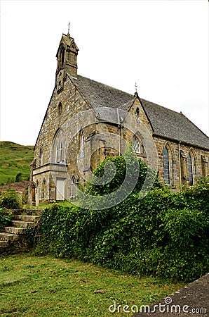 Landmarks of Scotland - Strathblane Church Stock Photo