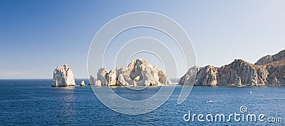 Lands End Rocks in Cabo San Lucas Stock Photo