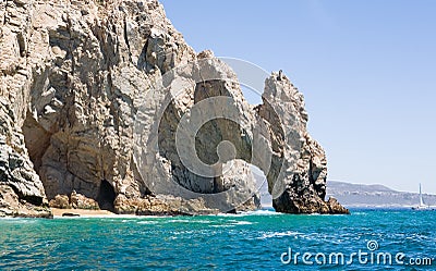 Lands End Rocks in Cabo San Lucas Stock Photo