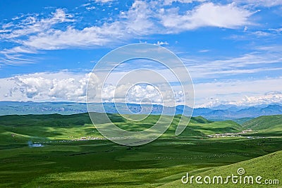 Gannan Pastoral Area Stock Photo