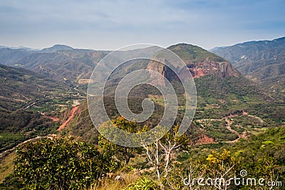 Landscape of the Amboro National Park in Bolivia Stock Photo