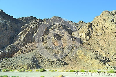 Landscape of arabian desert Stock Photo