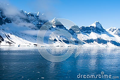 Arctic Landscape, Svalbard Island, Norway 2018 Stock Photo