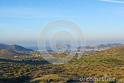 Landscape of Attica Stock Photo