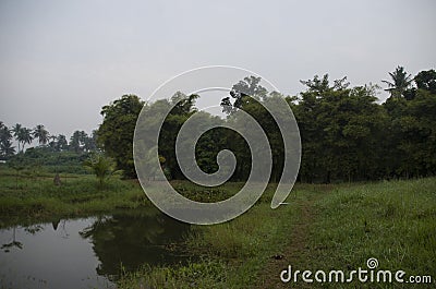 Landscape background in Thailand Stock Photo