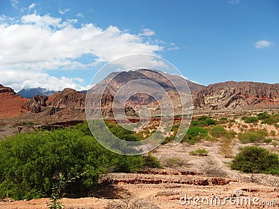 Landscape in northem Argentina Stock Photo