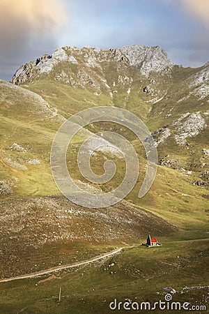 Landscape of the Cares route in Picos de Europa Stock Photo