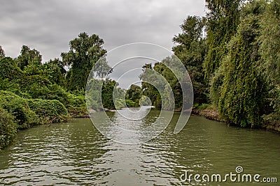 Landscape in the Danube Delta, Romania, Europe Stock Photo