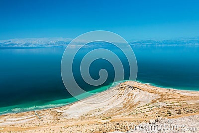 Landscape Dead Sea Stock Photo