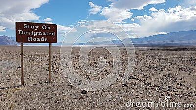 Death valley Stock Photo