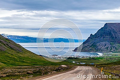 Landscape from a distant land - Iceland Stock Photo