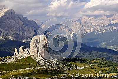 Landscape Dolomites Stock Photo