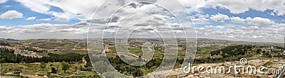 Landscape of the environs of the ancient city of Jerusalem Stock Photo