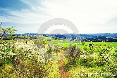 Landscape German Eifel Stock Photo