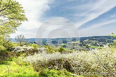 Landscape German Eifel Stock Photo