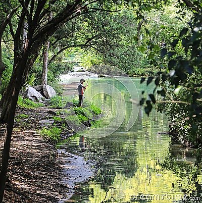 The landscape in guinyang,china Editorial Stock Photo