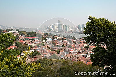 City, metropolitan, area, urban, skyline, sky, town, residential, tree, landmark, suburb, cityscape, daytime, neighbourhood, metro Stock Photo