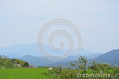 Landscape hills Stock Photo