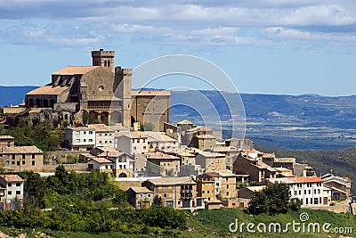 Landscape historic town Navarra Spain Stock Photo