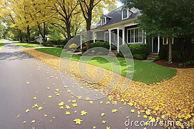 The curb painted aquamarine needs to be replaced. Stock Photo