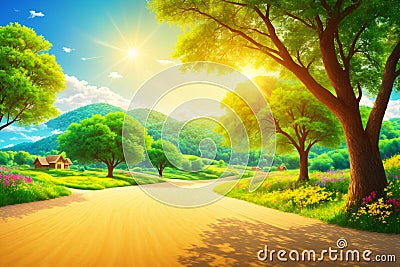 Summer land - others: http://www.shutterstock.com/lightboxes.mhtml Stock Photo