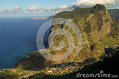 Landscape in the island of Madeira Stock Photo