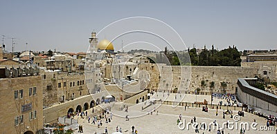 Landscape of jerusalem Editorial Stock Photo