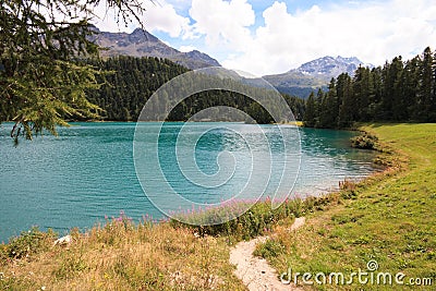 Lake Champfer Stock Photo