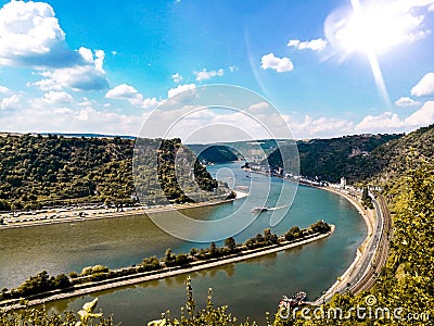 Loreley Rhine Germany Stock Photo