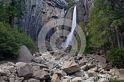 Lower Yosemite Falls Stock Photo