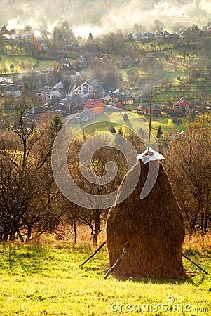 Landscape from Maramures - Romania Stock Photo