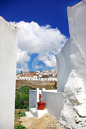 Landscape of Mertola . Stock Photo