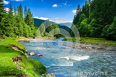 Mountain river Stock Photo