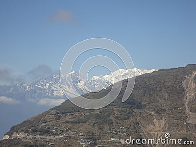 Landscape of mountains Stock Photo