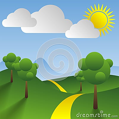 Landscape Vector Illustration