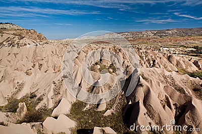 Landscape of natural rock forms Cappadocia, Stock Photo