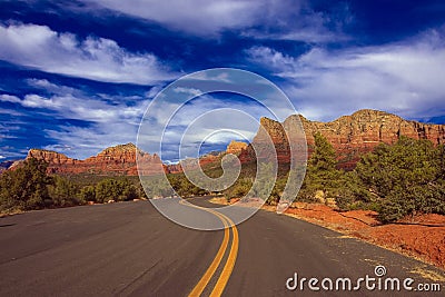 Landscape nature - Sedona, Arizona Stock Photo