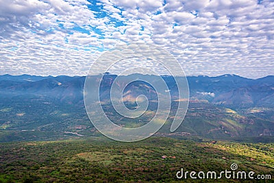 Landscape near Barichara, Colombia Stock Photo