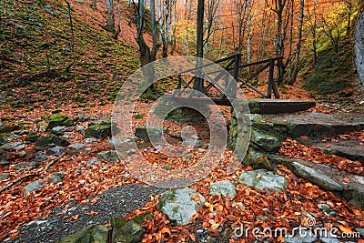 Daily landscape near the town of Teteven, Balkan Mountains, Bulgaria Stock Photo