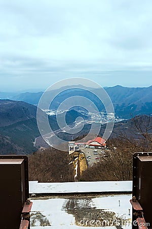 Landscape in Nikko, Japan Editorial Stock Photo