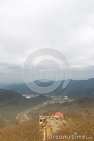 Landscape in Nikko, Japan Editorial Stock Photo