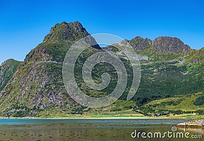 Landscape of Norway in the summer Stock Photo