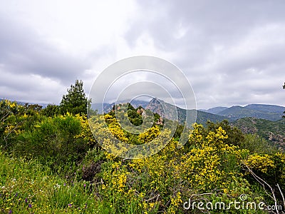 Landscape of the Ogliastra region, Sardinia, Italy Stock Photo