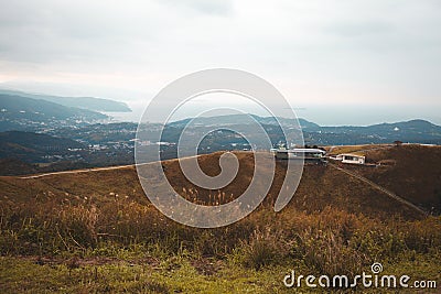 Landscape on omuro mountain Stock Photo