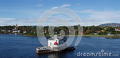 Landscape at Oslo Fjord, Norway Stock Photo