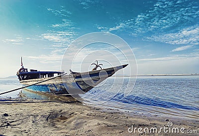 Landscape of picnic spot Panikhaiti, Guwahati, Assam, India. Stock Photo