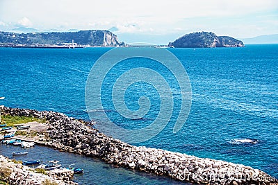 Landscape of Pozzuoli Stock Photo